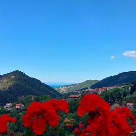 Camera Tra Le Cinque Terre, Camogli E Portofino. Vista Valle E Scorcio Mare All'Orizzonte Castiglione Chiavarese Exterior foto